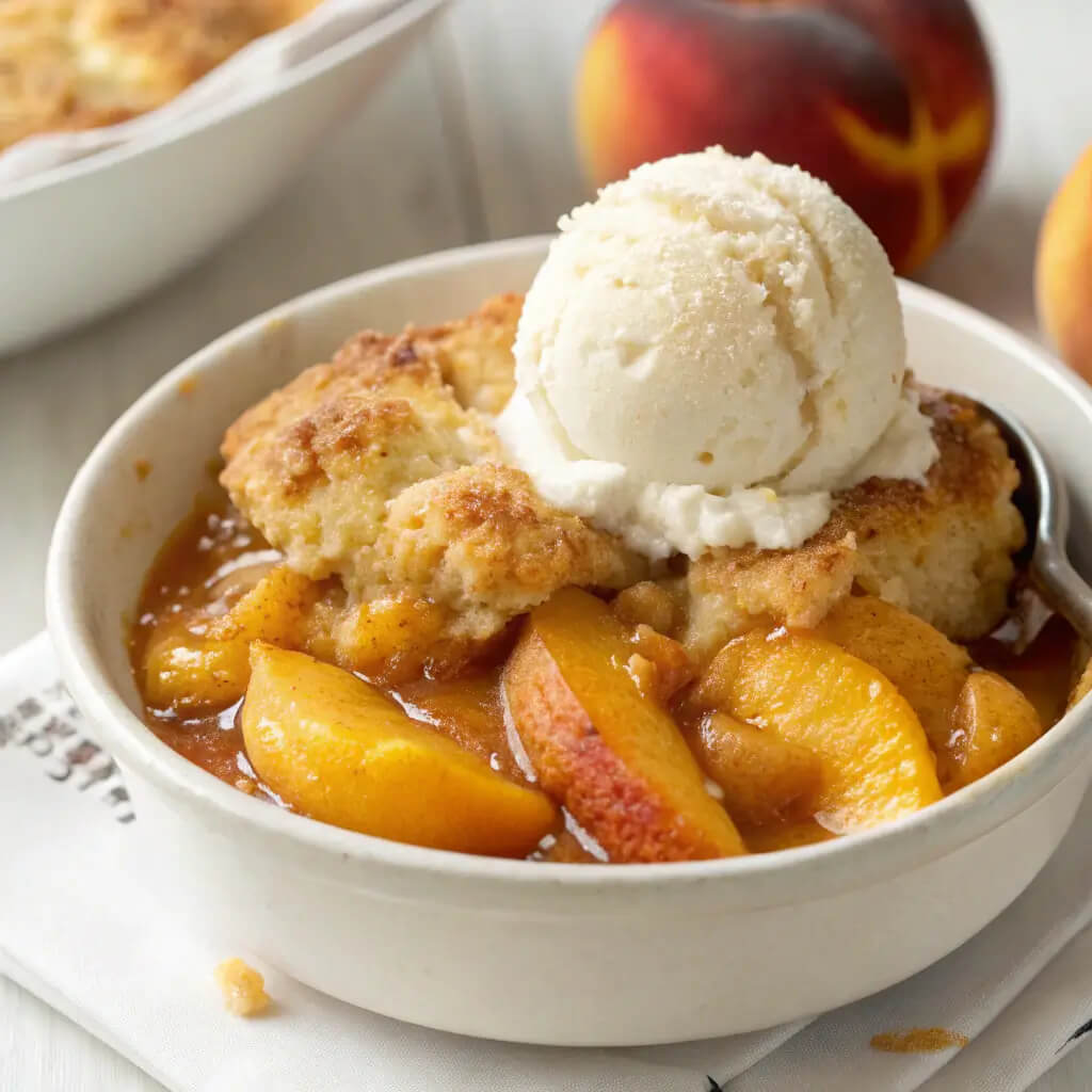 Delicious Southern Peach Cobbler