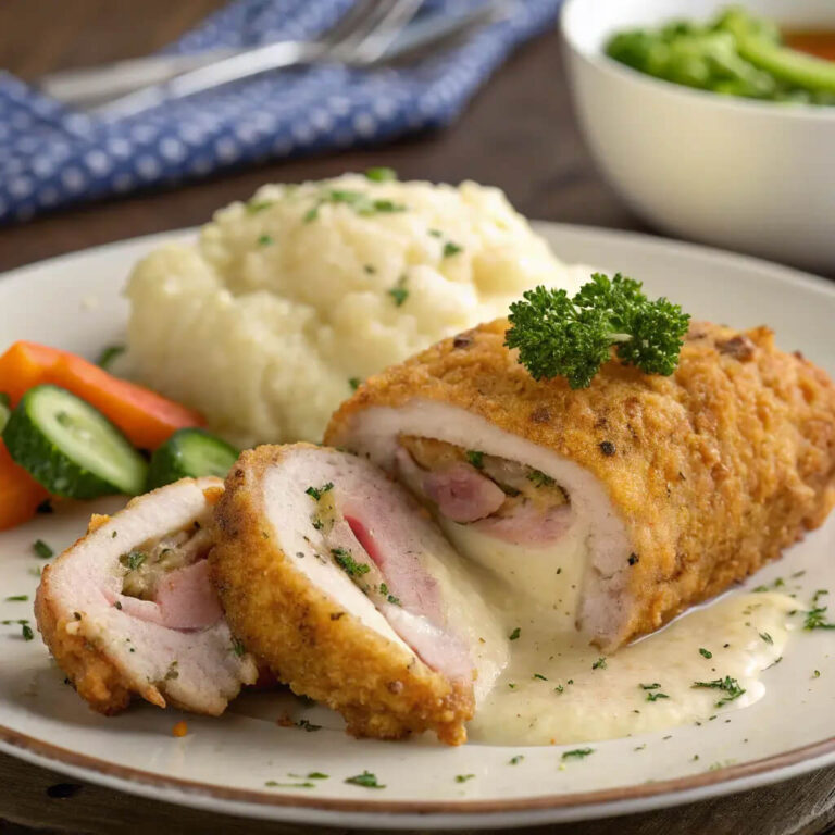 Chicken Cordon Bleu Meatloaf Recipe A Twist on a Classic