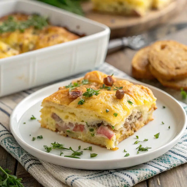 Crescent Roll Breakfast Casserole Easy and Delicious