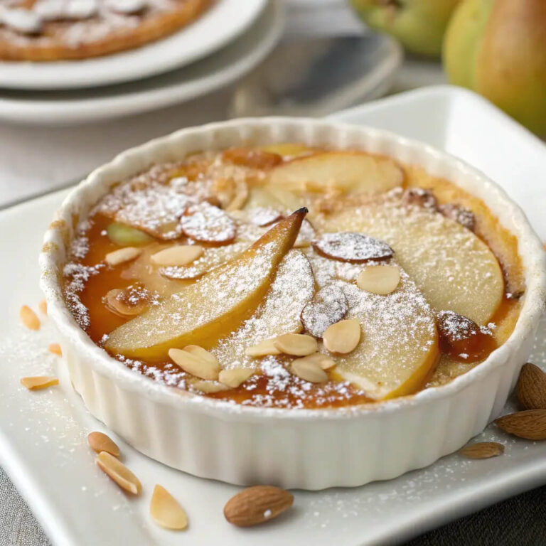 French Almond Pear Gratin A Deliciously Sweet Dessert