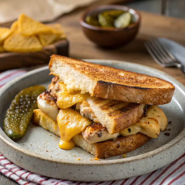 Grilled Chicken Three Cheese Sandwich A Melt-in-Your-Mouth Delight