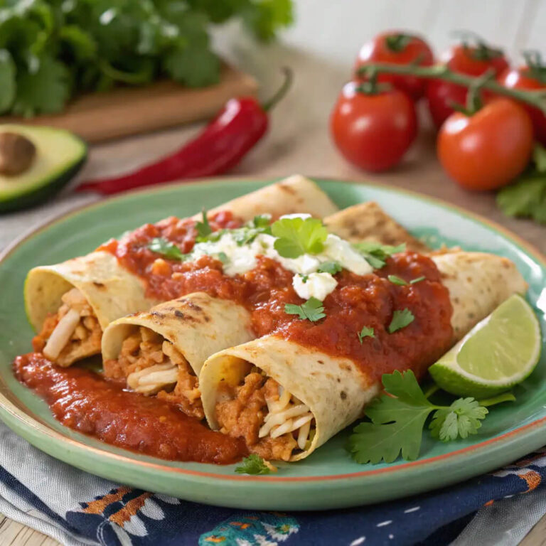 High Protein Chicken Enchiladas for a Healthy Twist
