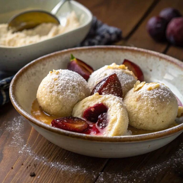 Plum Dumplings with Ricotta A Cozy, Comforting Dish