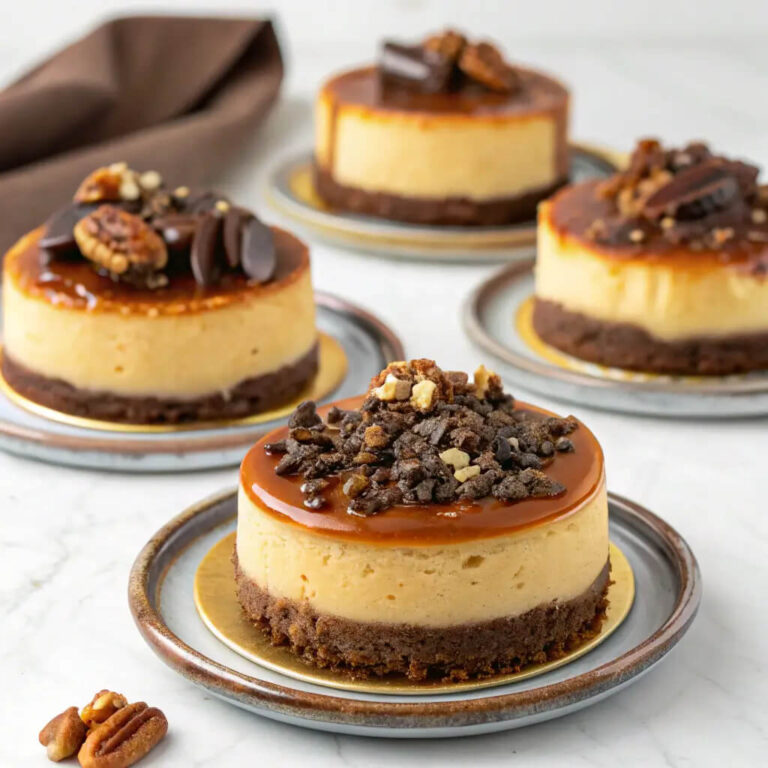 Turtle Mini Cheesecakes for a Sweet Indulgence