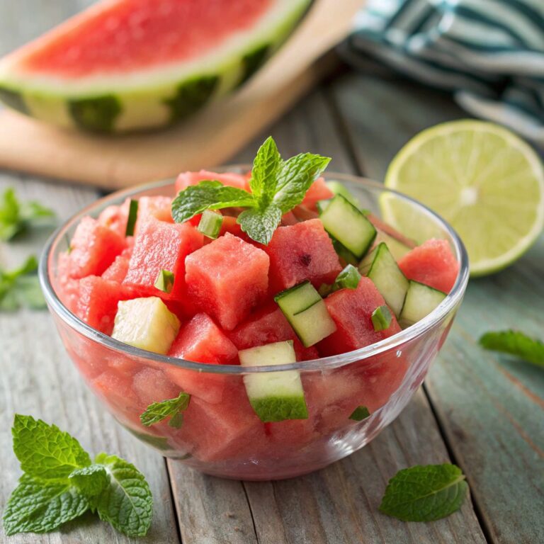 A Refreshing Summer Treat with Watermelon Fruit Salad