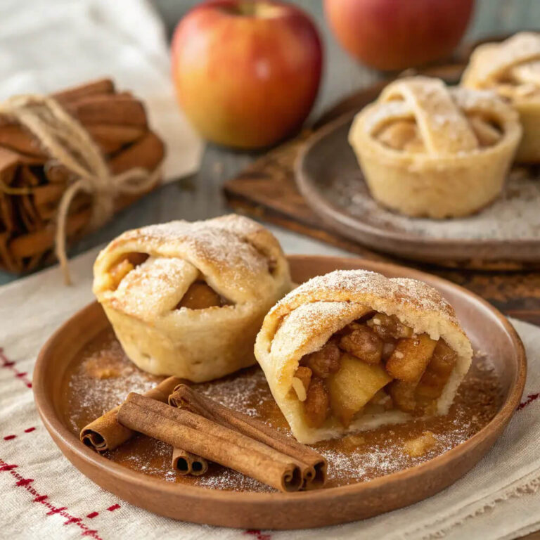Apple pie bites, bite-sized pieces of autumn goodness
