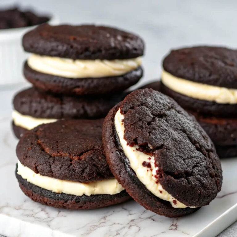 Black velvet cheesecake cookies, rich and decadent with a velvety texture