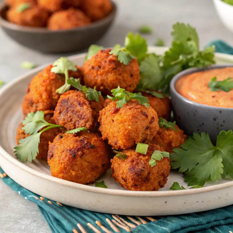 Chipotle sweet potato chicken poppers, flavorful and spicy bites