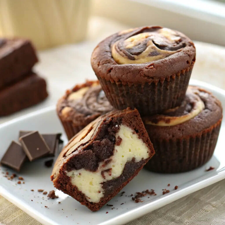 Chocolate cheesecake muffins, decadent mini treats