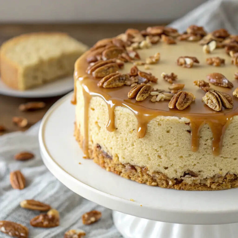 Easy homemade butter pecan cake, a simple and delicious dessert
