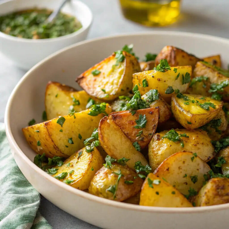 Mojo potatoes, crispy and full of zesty flavor