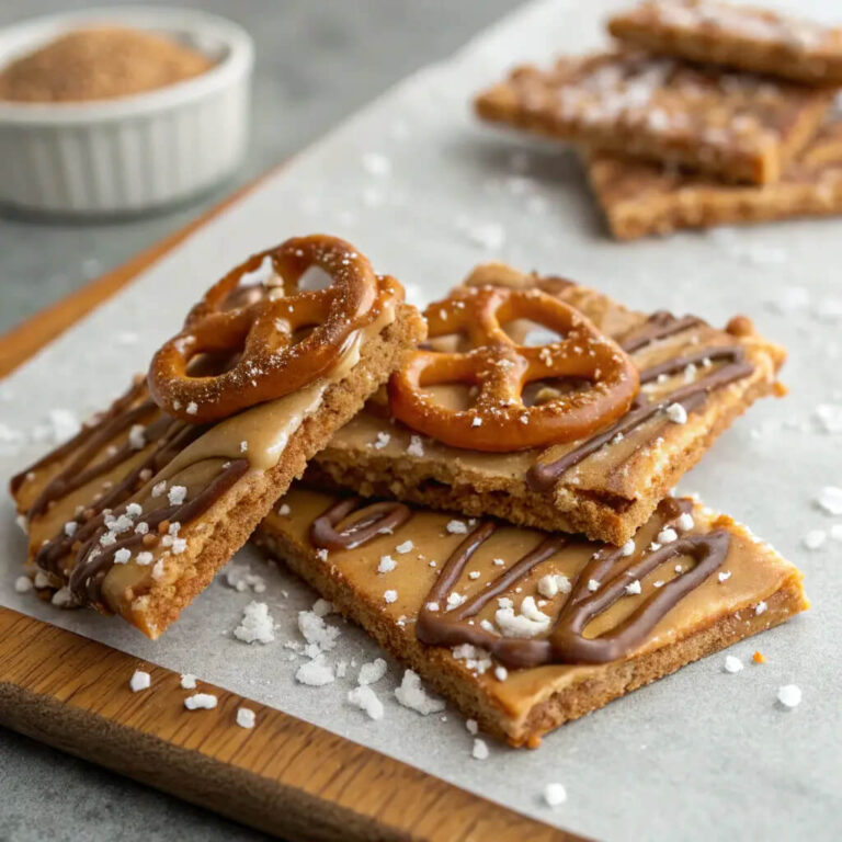 Salted caramel pretzel snap, a sweet and salty treat that’s hard to resist