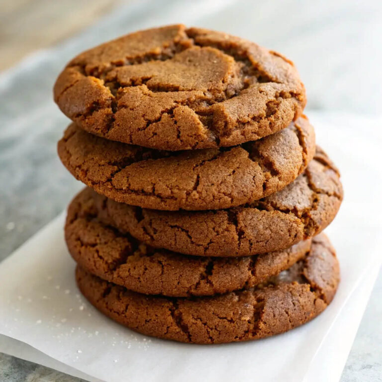 Super soft molasses cookies, chewy and full of flavor