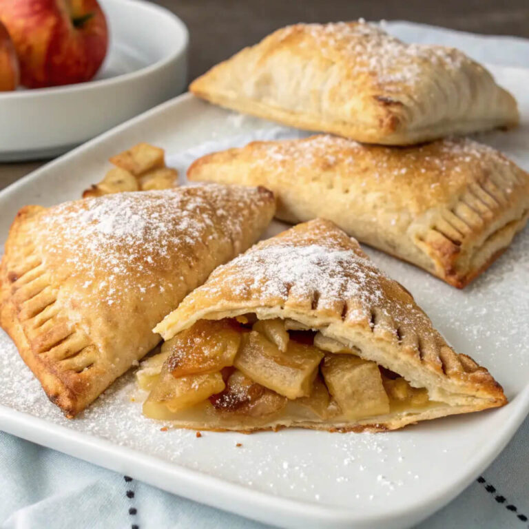 Vegan apple turnovers that are sweet, flaky, and entirely plant-based