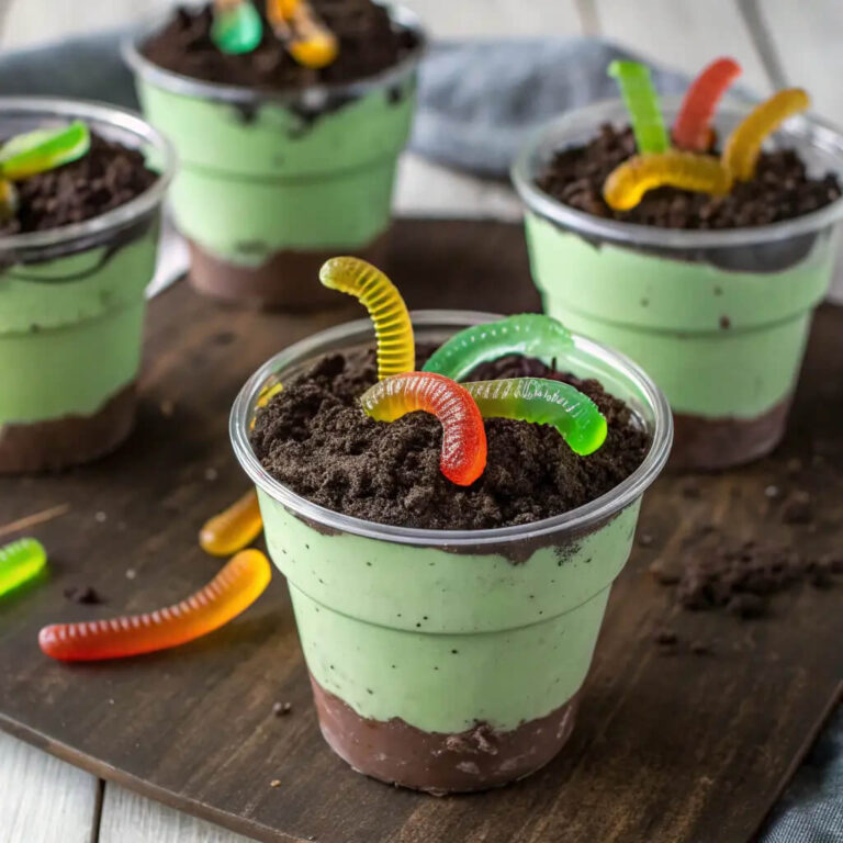 Spooky witches brew pudding cups for a fun and festive dessert